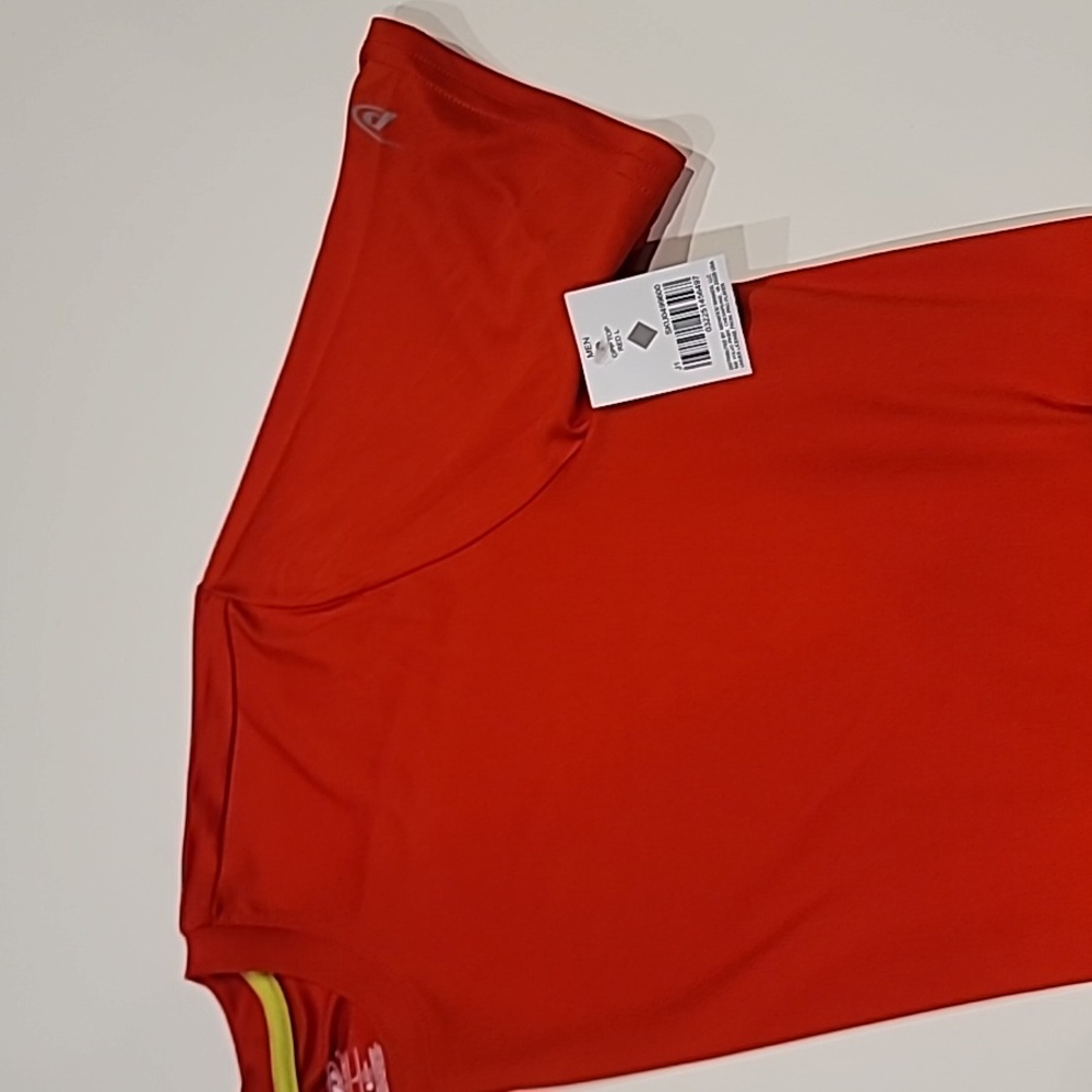 Pro Player Moisture Wicking Performance Tee Shirt Red Medium - Picture 8 of 9